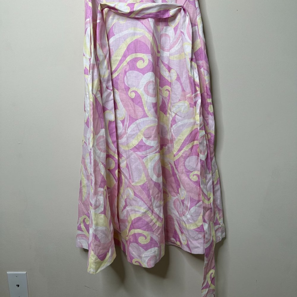 NEW Hill House The Lily Dress Candy Kaleidoscope Belted Midi Dress XXS - Picture 11 of 11